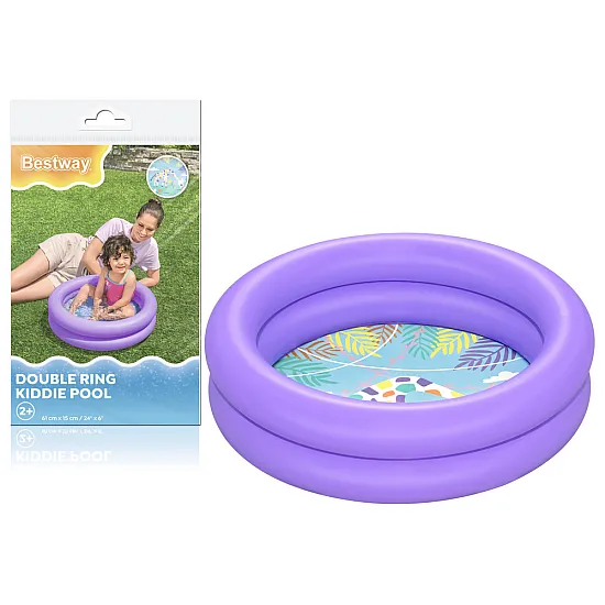 Pripučiamas violetinis baseinas 61 cm x 15 cm Bestway 51061
