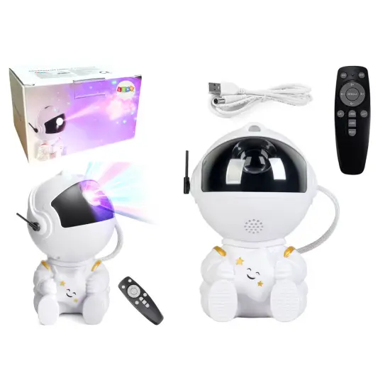 LED žvaigždė Astronautas projektorius su USB nuotolinio valdymo pulteliu