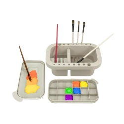 Teptukų plovimo ir laikymo indas, organizatorius