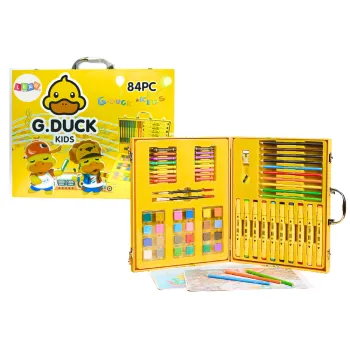 Набор для творчества в чемоданчике Yellow Duck, 84 шт.