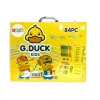 Meno rinkinys lagaminėlyje Yellow Duck 84 vnt Dažymo priemonės