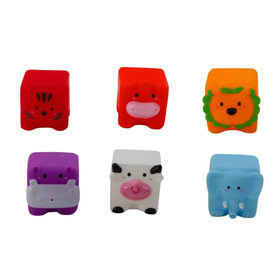 Minkšti lavinamieji vonios žaislai Gyvūnai