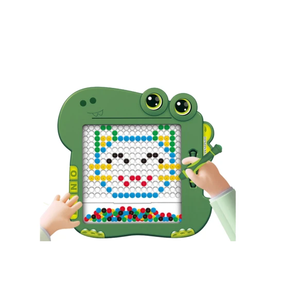 Mokomoji magnetinė žalia lenta Dinozaurų dėlionė Magnetinės lentos ir magnetai