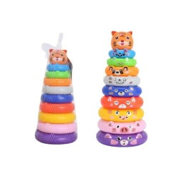 Tigro formos piramidė su žiedais