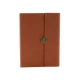 Rudos spalvos magnetinis A5 formato užrašų knygelė Užrašų knygelės