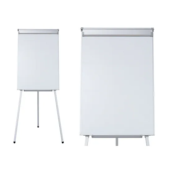 Magnetic board with tripod stand, white, 70 x 100 cm Magnetic boards