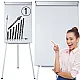 Magnetic board with tripod stand, white, 70 x 100 cm Magnetic boards