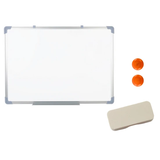 Magnetinė lentelė su kempine, 2 magnetai, 45 x 60 cm Magnetinės lentos ir magnetai
