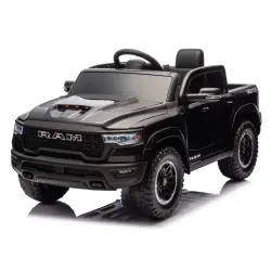 Juodas elektrinis automobilis vaikams Dodge Ram ZB618