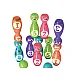 Bowling Set Smiley Balls Colored 10pcs Stalo ir sporto žaidimai