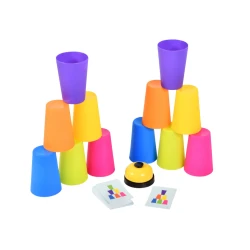 Arkadinis žaidimas Stacking Cups Cards Bell