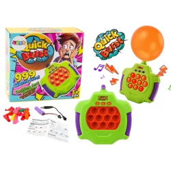 Pop-It žaidimas su sprogstančiais balionais