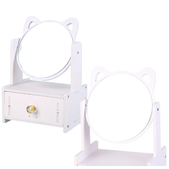 Mini baltas tualetinis staliukas Grožio rinkiniai