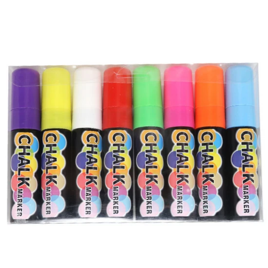 Spalvotų daugiafunkcinių kreidinių žymeklių rinkinys 8vnt Pieštukai ir rašikliai