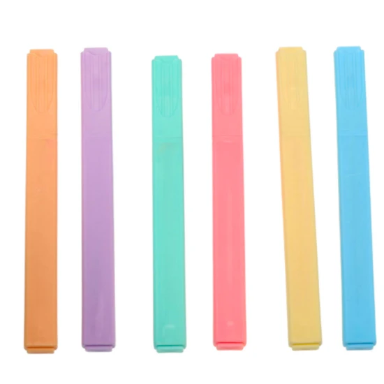 Žymeklių, flomasterių ir spalvotų žymeklių rinkinys 6 vnt. Pieštukai ir rašikliai