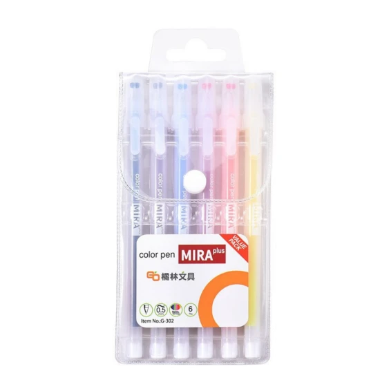 Gelinių rašiklių rinkinys Intense Colors12 vnt. Pieštukai ir rašikliai