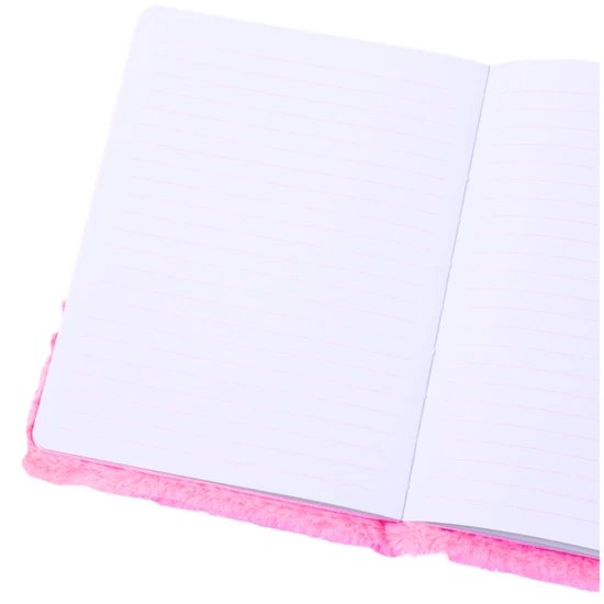 Pliušinė užrašų knygelė su Vienaragiu A5 formato Užrašų knygelės