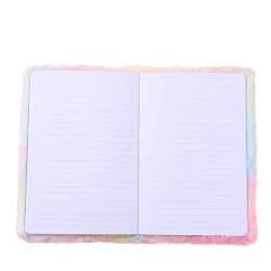 Pliušinė užrašų knygutė su žaliais 3D dinozaurais