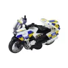 Policijos motociklas su frikcine pavara Žaisliniai motociklai
