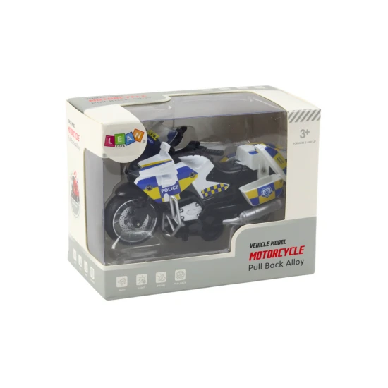 Policijos motociklas su frikcine pavara Žaisliniai motociklai