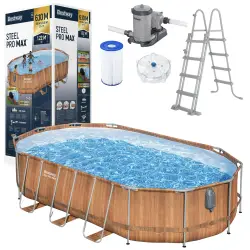 Rėminis sodo baseinas 610 x 366 x 122 cm Bestway 56719