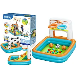 Pripučiamas žaidimų aikštelė su kamuoliais 120 x 107 x 84 cm Bestway 52728