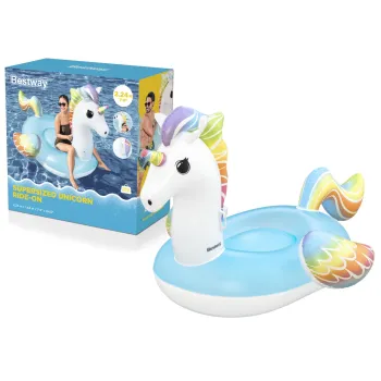 Bestway 41113 Inflatable Unicorn, 224 x 164 cm