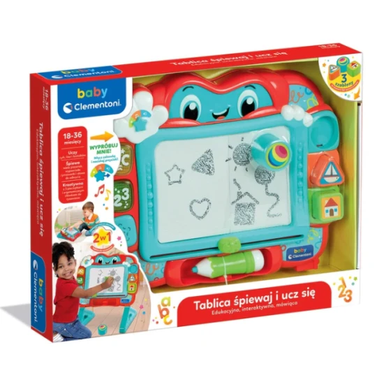 Interactive Educational Board Polish Language Clementoni 50927 Magnetinės lentos ir magnetai