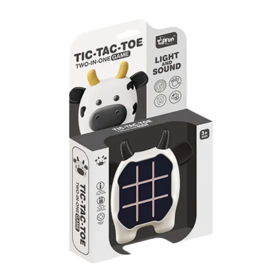 Elektroninis žaidimas 3in1 Tic Tac Toe Cow Stalo ir sporto žaidimai