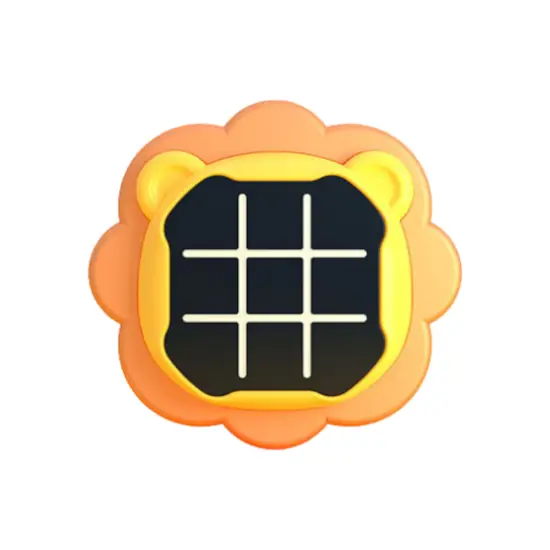 Elektroninis oranžinis  žaidimas 3in1 Tic Tac Toe Lion Stalo ir sporto žaidimai