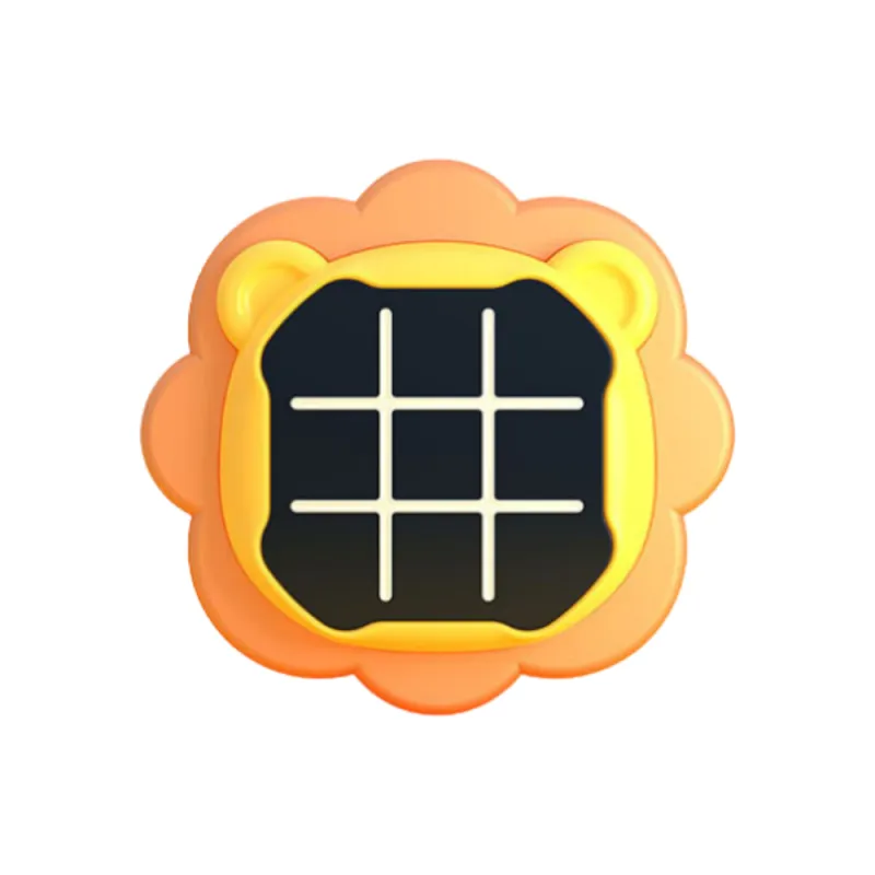 Elektroninis oranžinis  žaidimas 3in1 Tic Tac Toe Lion Stalo ir sporto žaidimai