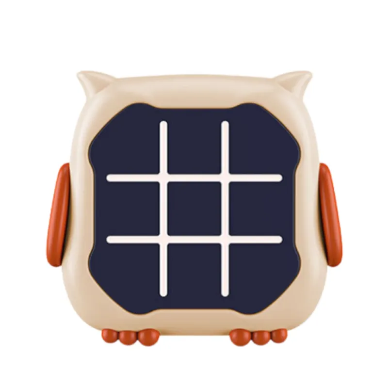Elektroninen peli 3in1 Tic Tac Toe Memory Owl Beige Lauta- ja urheilupelit