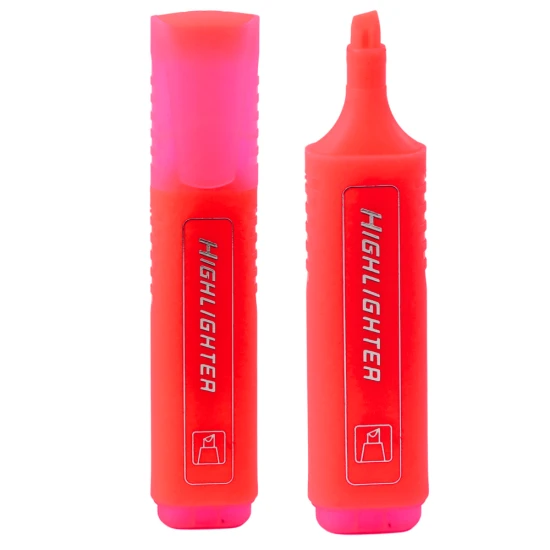 Ryškiai rožinis žymeklis užrašams Pieštukai ir rašikliai