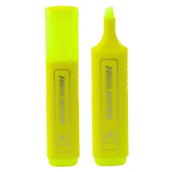 Geltonos spalvos žymeklis užrašams