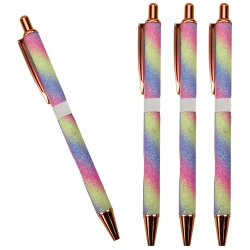 Metalinis rašiklis su blizgučiais mėlynu rašalu, 1,0 mm