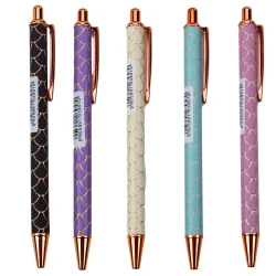 Metalinis rašiklis mėlynos spalvos rašalu, 1,0 mm