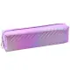 Mokyklinis holografinis violetinis rašiklių dėklas 21 x 6 cm Penalai