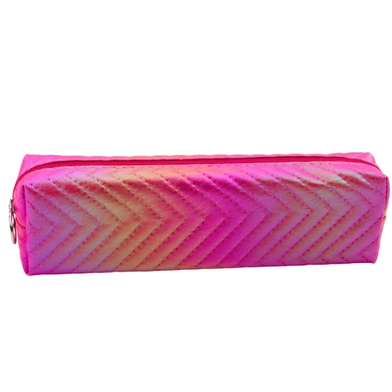 Rožinis holografinis pieštukų dėklas Penalai