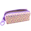 Violetti koulukynäkotelo merenneitojen suomuilla 21x8 cm Paperitavarat