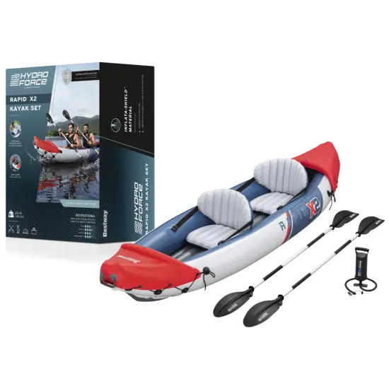 Dvivietė pripučiama baidarė 321 x 88 cm Bestway 65077