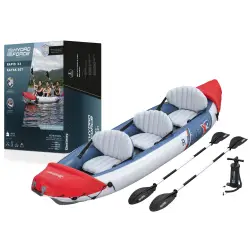 Pripučiama trivietė baidarė 381 x 100 cm Bestway 65132