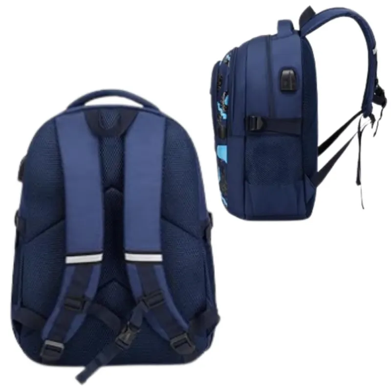 Tumesinine koolikott lastele Rocket Space 20 l, 41 cm Seljakotid