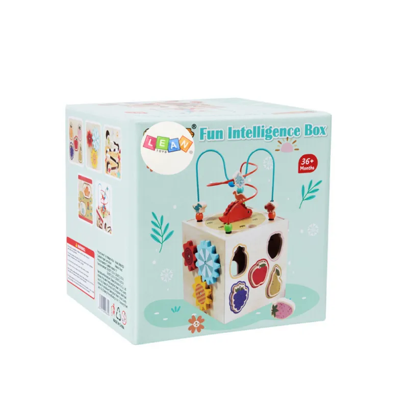 Edukacinis medinis kubas Mediniai žaislai
