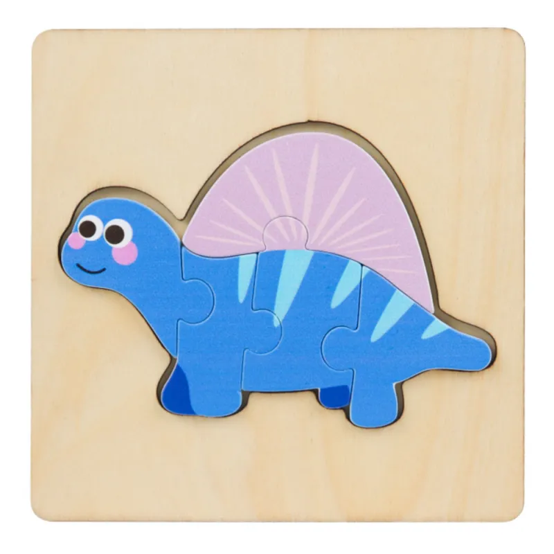 Medinė dinozaurų delionė Mediniai žaislai