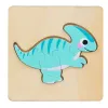 Medinė dinozaurų delionė Mediniai žaislai