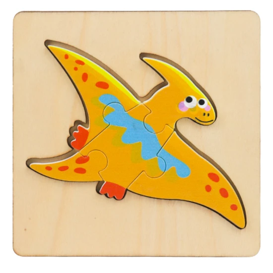 Medinė dinozaurų delionė Mediniai žaislai