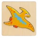 Medinė dinozaurų delionė Mediniai žaislai