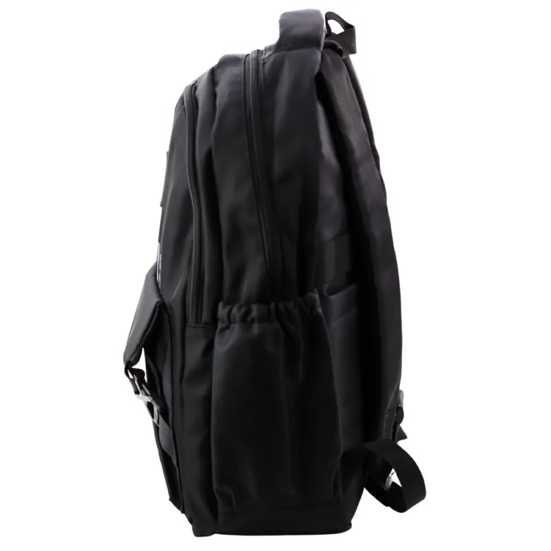 Juoda kuprinė su 6 kišenėmis 23 l, 46 cm Kuprinės