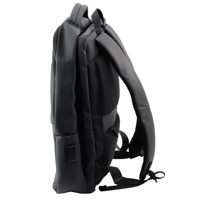 Juoda kuprinė su USB kišene 16L 41cm Kuprinės