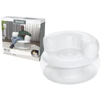 Pripučiama balta kėdė/fotelis 112 x 112 x 70 cm Bestway 75138